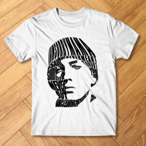 White - Eminem Cleaning Out My Closet Rap Music Fan Retro T-Shirt